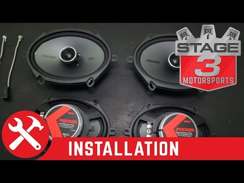 2008-2016 F250/F350 Super Duty Kicker KSC68 6x8 Speaker Upgrade Kit Install