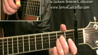 How To Play Jackson Browne Song For Adam First Section Only