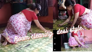 saree floor deep cleaning#viral cleaning vlog //ho