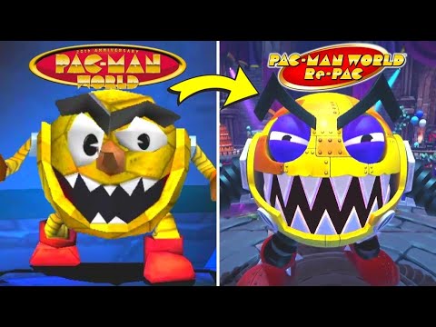 Pac-Man World Re-Pac - Final Boss Comparison