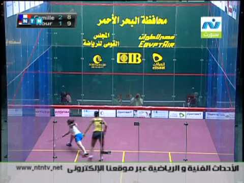 Nour el Sherbini vs Camille Serme in Final game Hurghada 2010