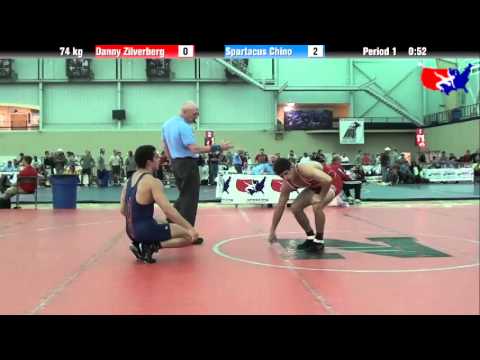 Danny Zilverberg vs. Spartacus Chino at 2013 ASICS University Nationals - FS