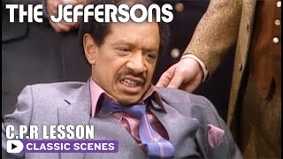 George Saves A Man's Life | The Jeffersons