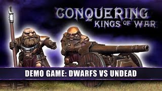Conquering Kings of War - Demo Game: Dwarfs Vs Undead