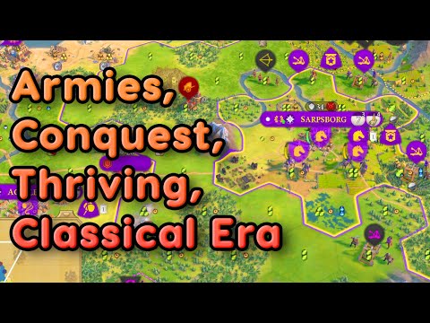 [Civ 6 Overexplained] How to win your first war in Civ as a new player - Classical Era - Civ 6 Rome