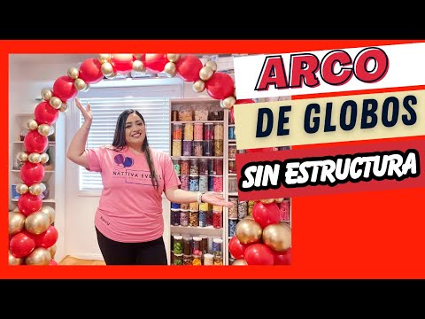 Cómo hacer un arco de globos sin estructura/ link balloons 🎈🎈🎈