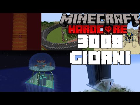 Sono sopravvissuto 3008 giorni in Minecraft Hardcore ed ecco il Tour del Mondo!