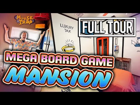Mega Board Game Mansion Tour