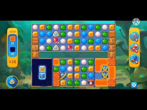 fshdom gameplay for level 2039|| fishdom || fish dom world gaming On the game fish come to complete