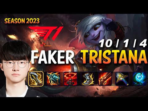 T1 Faker TRISTANA vs LISSANDRA Mid - Patch 13.14 KR Ranked