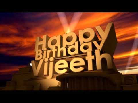 Happy Birthday Vijeet