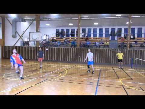 NOHEJBALOVÝ TURNAJ TROJIC - 27,2,2016 - Velké Pavlovice (semifinále 2, set 1