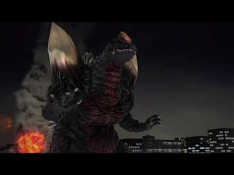 GODZILLA PS4 : SpaceGodzilla vs Anguirus