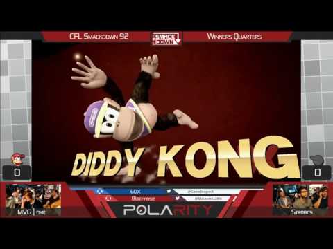CFL Smackdown 92 WiiU - Storbics (GnW) vs MVG Dyr (Diddy Kong) - Winners Quarters