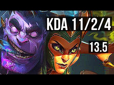 DR. MUNDO vs CASSIOPEIA (TOP) | Rank 2 Mundo, 11/2/4 | TR Grandmaster | 13.5