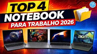✅TOP 4 Melhor NOTEBOOK Para TRABALHO 2026 (Análise Completa)
