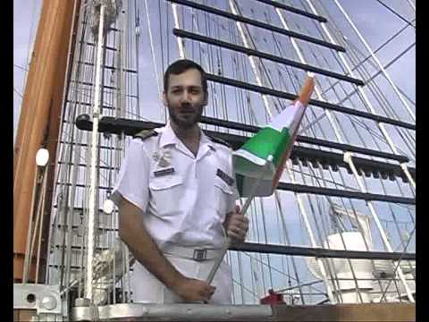N.R.P Sagres captain Pedro Mendes speaks on sagres farewell in goa.flv