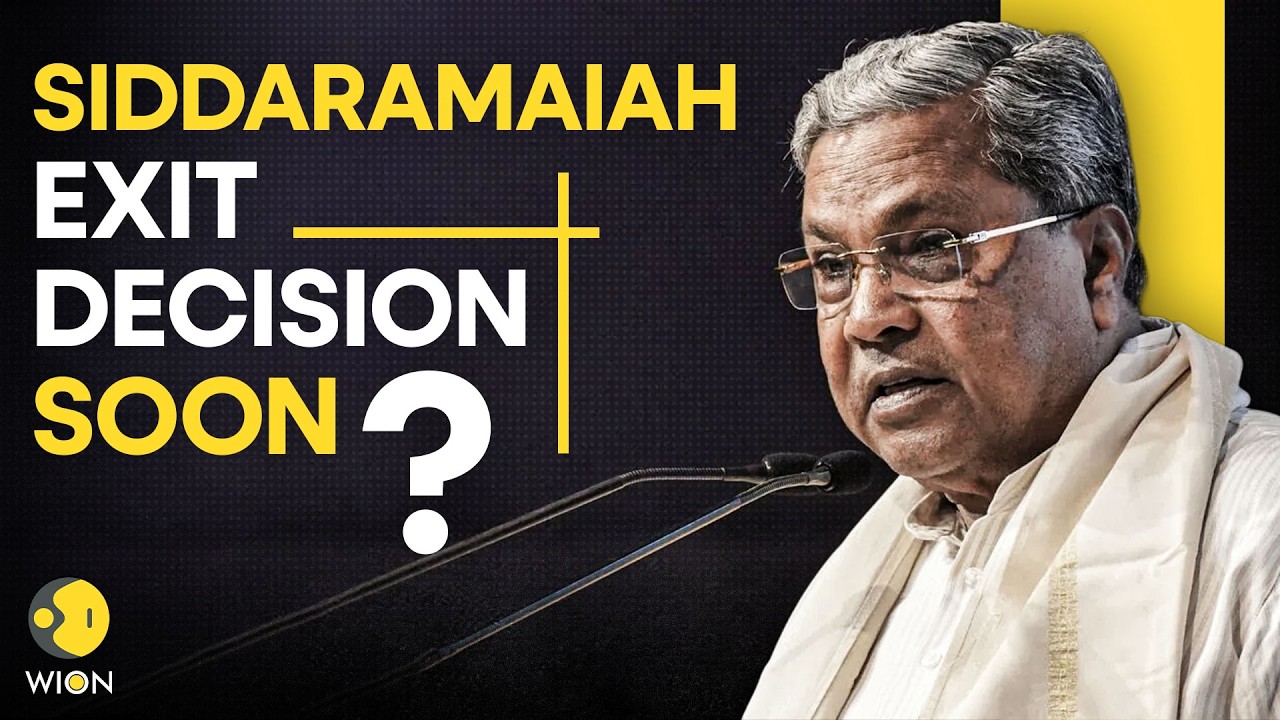Karnataka CM Siddaramaiah Exit Buzz Intensifies Amid Political Uncertainty | WION ORIGINALS