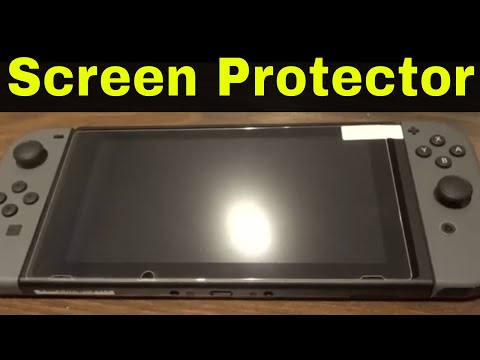 How To Apply A Nintendo Switch Screen Protector-Tutorial