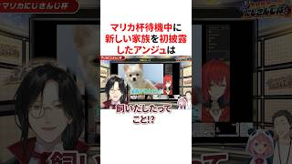 マリカ杯の待機画面で新しい家族を初披露する親バカアンジュ　VTuber#にじさんじ#雑学#豆知識