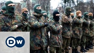 Women and the Azov battalion in Kyiv, Ukraine |
