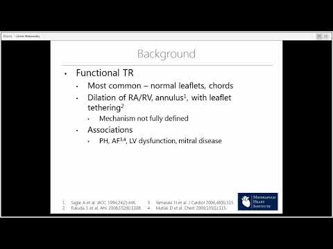 Jonathan Schwartz - The not-so-forgotten Valve: Latest Advances in Tricuspid Valve Interventions