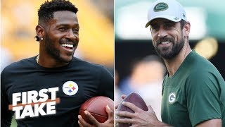 Antonio Brown and Aaron Rodgers would be happy together on the Packers – Stephen A. | First Take