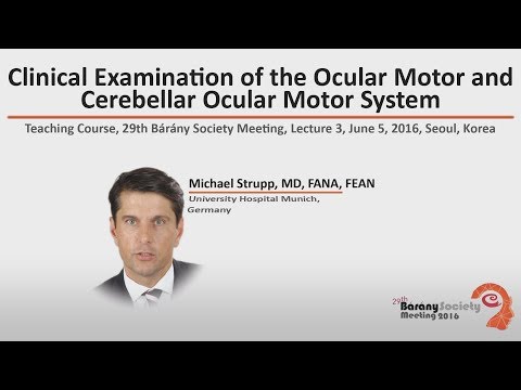 Clinical Examination of the Ocular Motor and Cerebellar Ocular Motor System