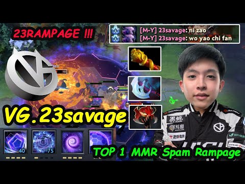 VG 23savage [Faceless Void] Top1 MMR Beast Carry Spam Rampage Dota 2 Perspective Pro gameplay