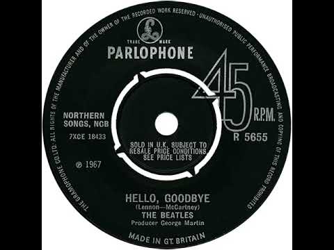 UK New Entry 1967 (278) The Beatles - Hello, Goodbye