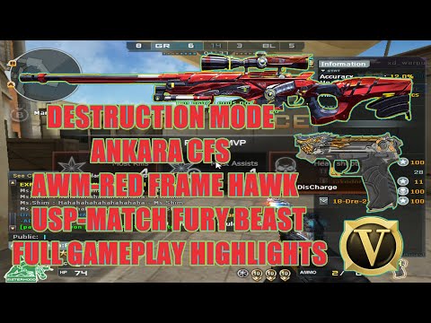 CROSSFIRE PHILIPPINES - SM ANKARA CFS | AWM-RED FRAME HAWK | USP-MATCH FURY BEAST (FULL HIGHLIGHTS)