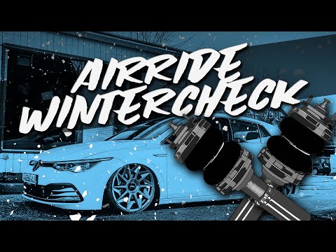 HOW DEEP? // AIRRIDE WINTERCHECK - VW GOLF 8
