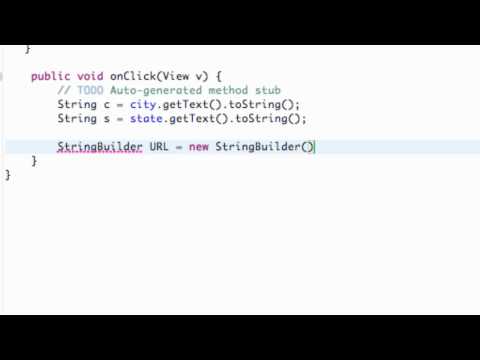 Android Developing Applications Tutorial 155 Stringbuilder And Xml Parsing Framework