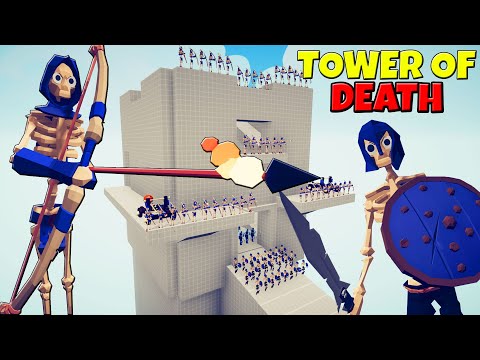 TABS Skeleton Army TOWER of DEATH! - Totally Accurate Battle Simulator Siege