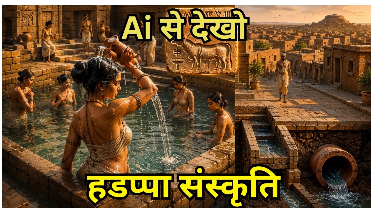 Educational lecture detailing the economic pillars and trade networks of the Harappan civilization