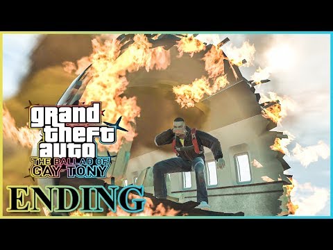 GTA 4 The Ballad of Gay Tony Gameplay Walkthrough Part 12 Ending Mission Departure Time (PC HD)