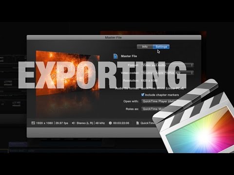 How to Export a small Video file in Final Cut Pro X