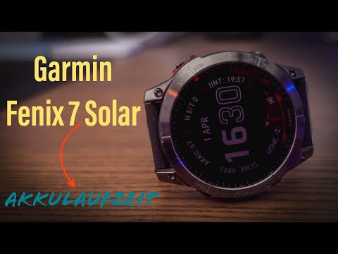 Garmin Fenix ​​7 Solar - How good is the battery life really? | German