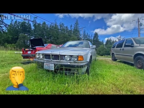 BMW E32 750iL V12 Alternator Replacement Gone Wrong...