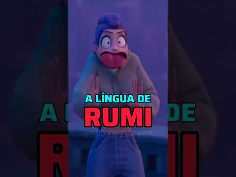O TAMANHO DA LÍNGUA DE RUMI ##guerreirasdokpop #jinu #rumi #mira #shorts