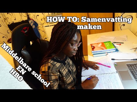HOW TO: SAMENVATTING MAKEN VOOR DE TOETSWEEK♡ snel en makkelijk voor school♡NANCER♡