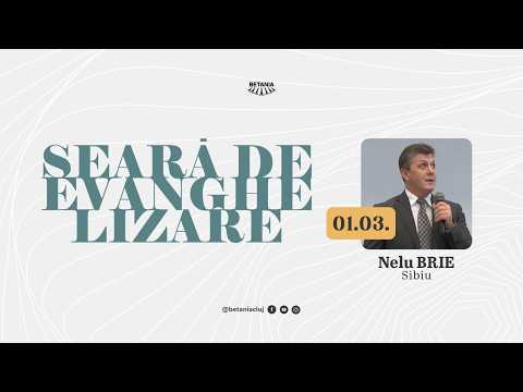 Biserica Betania Cluj Live - Seară de evanghelizare, pastor Nelu Brie