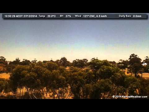 27 December 2014 - West Facing WeatherCam Timelapse - KanivaWeather.com