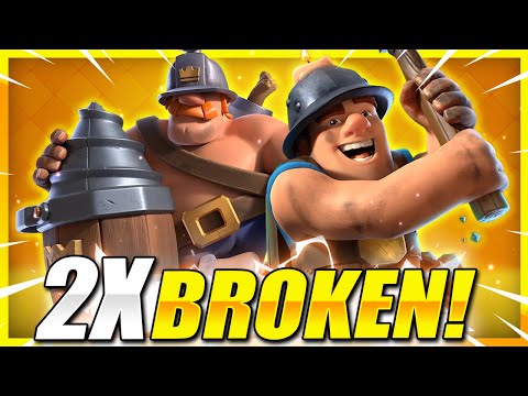 IMPOSSIBLE TO DEFEND THIS!! 🔥 NEW DOUBLE MINER DECK IN CLASH ROYALE!