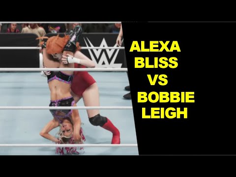 WWE 2K19 Alexa Bliss vs Bobbie Leigh - No Holds Barred