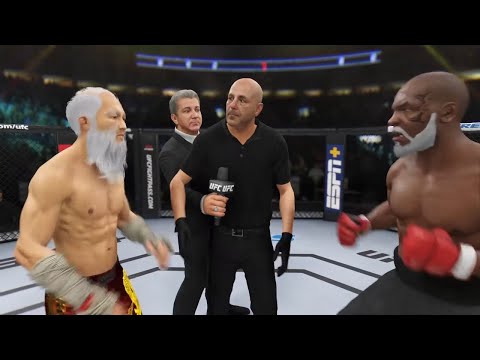 Old Bruce Lee vs. Old Mike Tyson - EA Sports UFC 4