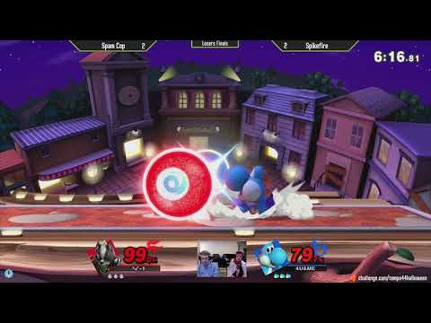 Tempo 44 - Spam Cop (Wolf) Vs. Spikefire (Yoshi) - Loser's Finals - Smash Ultimate (Incomplete)