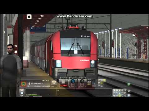 TS2014 HD: HRQ OBB Railjet Siemens ES64U2 Class 1116 Taurus With 14 Car IC Train on Snowey NEC