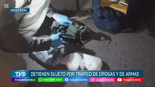 Detenido sujeto con más de un kilo de cocaína y armas en fiscalización en San Francisco de Mostazal