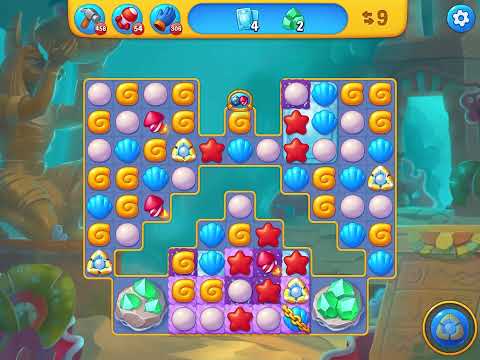 Fishdom level 7295 no boosters フィッシュダム ノーマル [Friend's]